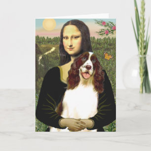 English Springer (Liv2) - Mona Lisa Card