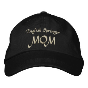 English Springer Mom Gifts Embroidered Hat