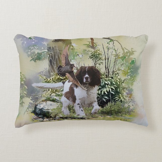  English Springer Spaniel  Accent Pillow (Front)