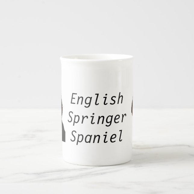English Springer Spaniel Bone China Mug (Front)