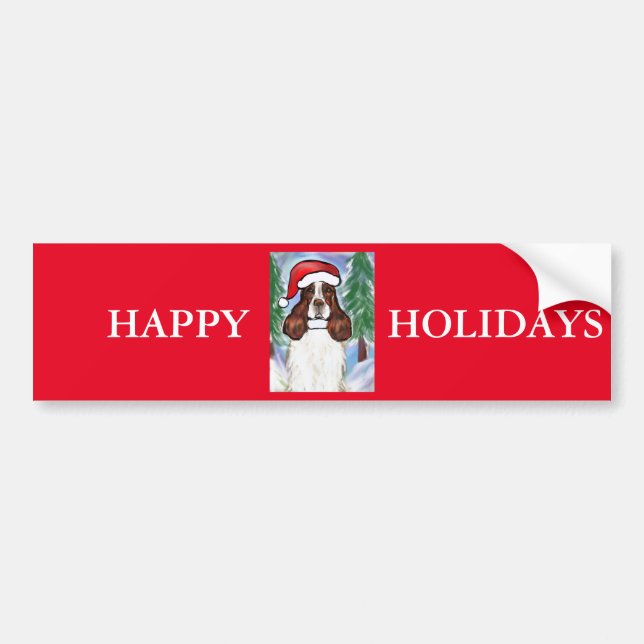 English Springer Spaniel Bumper Sticker (Front)