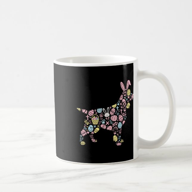 English Springer Spaniel Bunny Easter Egg Easter D Coffee Mug (Right)