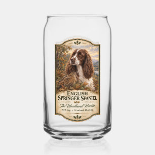 English Springer Spaniel  Can Glass
