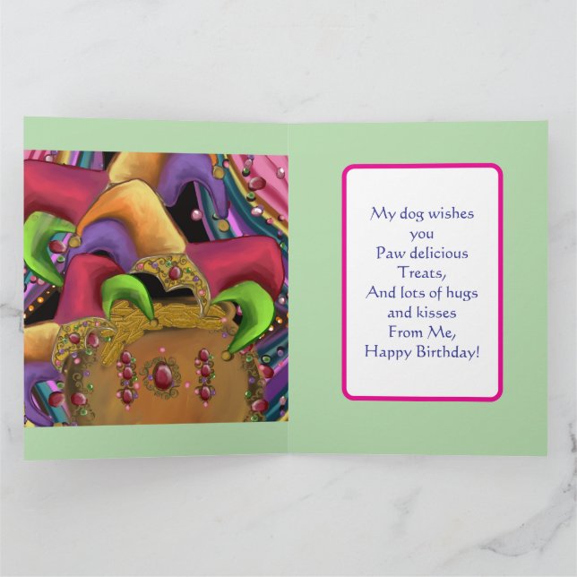 ENGLISH SPRINGER SPANIEL  CARD (Inside)