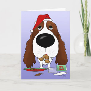English Springer Spaniel Christmas Holiday Card