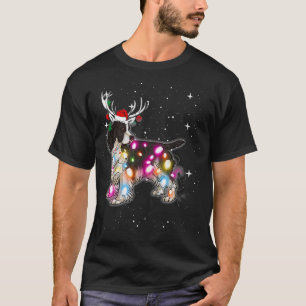 English Springer Spaniel Christmas Lights Pajama F T-Shirt