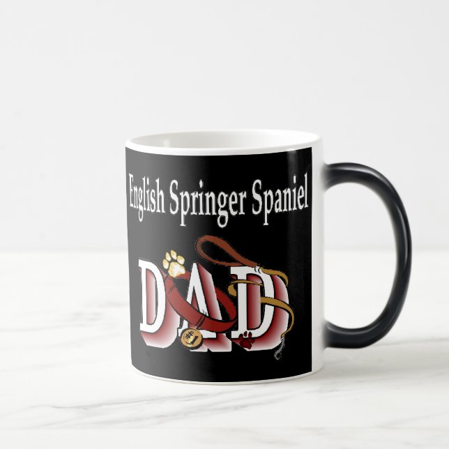 English Springer Spaniel Dad Gifts Magic Mug (Right)