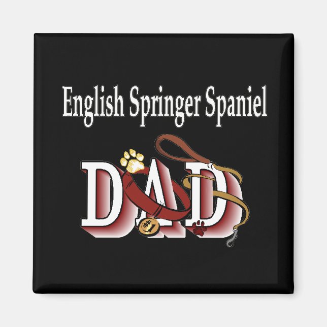 english springer spaniel dad Magnet (Front)