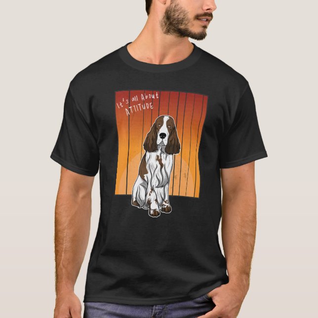 English Springer Spaniel Dog Breed  86 T-Shirt (Front)