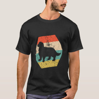 English Springer Spaniel Dog Breed Retro Distresse T-Shirt