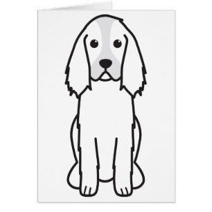 English Springer Spaniel Dog Cartoon