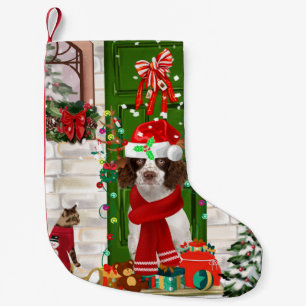 English Springer Spaniel Dog Christmas  Small Christmas Stocking