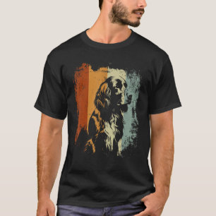 English Springer Spaniel Dog Retro Style T-Shirt