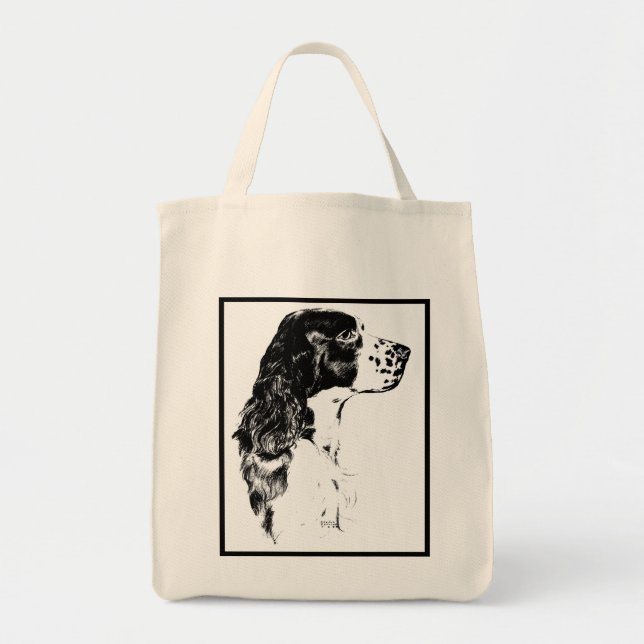 English Springer Spaniel Dog Tote Bag (Front)