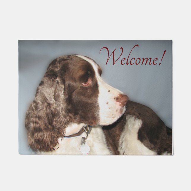 English Springer Spaniel Doormat  (Front)