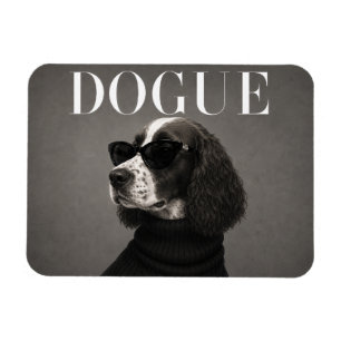 English Springer Spaniel Editorial Dog Portrait Fl Magnet