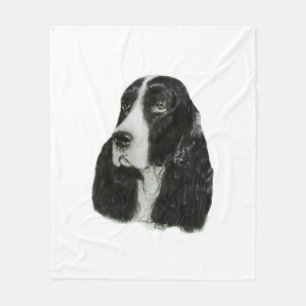 English Springer Spaniel Fleece Blanket