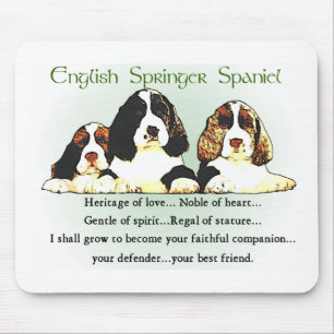 English Springer Spaniel Gifts Mouse Pad
