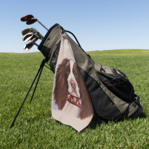 ENGLISH SPRINGER SPANIEL GOLF TOWEL