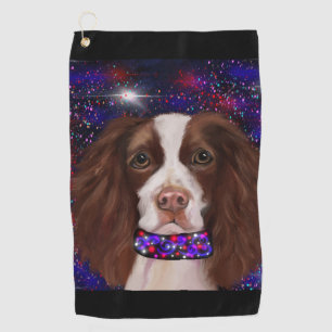 English Springer Spaniel Golf Towel