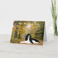 English Springer Spaniel Greeting Card
