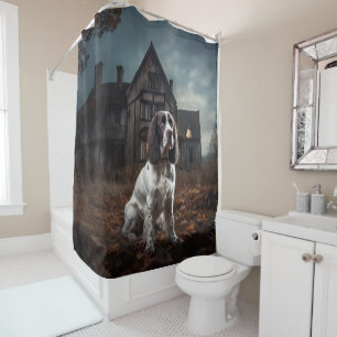 English Springer Spaniel Halloween Scary