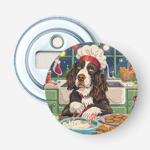 English Springer Spaniel Holiday Baking: Festive Bottle Opener