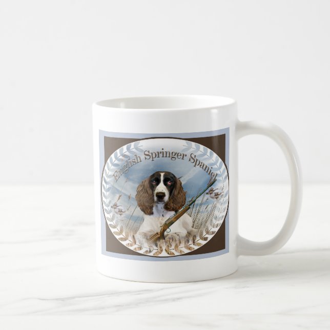 English Springer Spaniel Hunts Mug (Right)