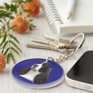 English Springer Spaniel Keychain