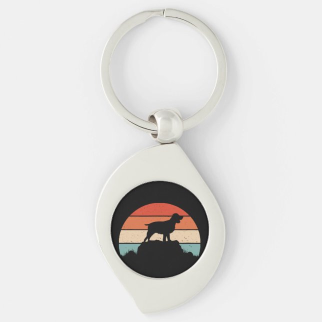 English springer spaniel keychain (Front)