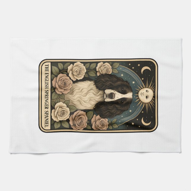 English Springer Spaniel Kitchen Towel (Horizontal)
