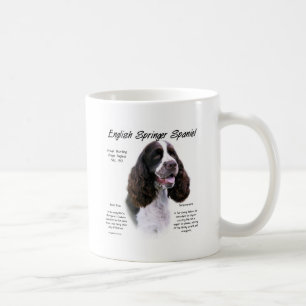 English Springer Spaniel (liver) History Design Coffee Mug