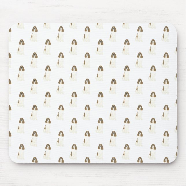 English Springer Spaniel (Liver & White) Mouse Pad (Front)