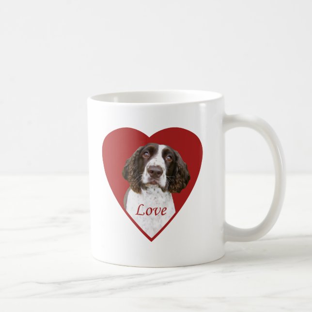 English Springer Spaniel Love Coffee Mug (Right)