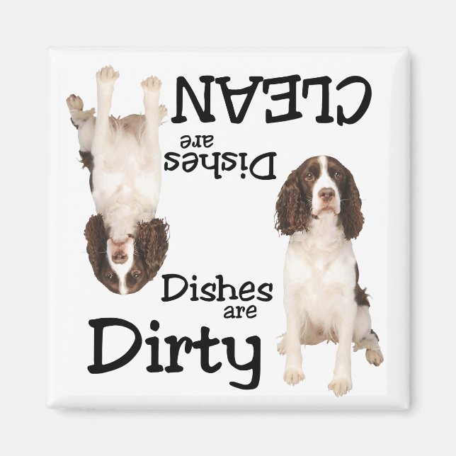 English Springer Spaniel Lovers Dishwasher Magnet (Front)