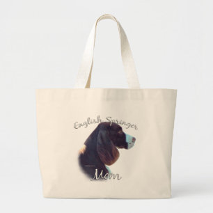 English Springer Spaniel Mom 2 Large Tote Bag