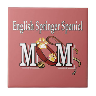 English Springer Spaniel Mom Gifts Tile