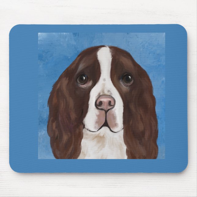 ENGLISH SPRINGER SPANIEL   MOUSE PAD (Front)