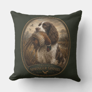 English Springer Spaniel Outdoor Pillow