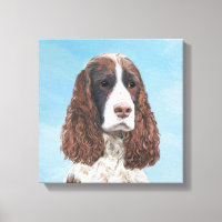 English Springer Spaniel Painting Original Dog Art