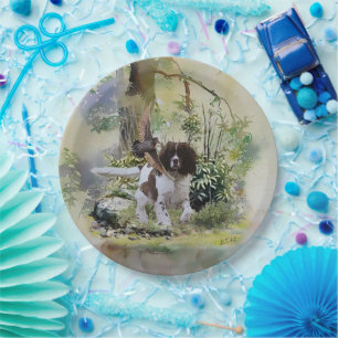  English Springer Spaniel  Paper Plate