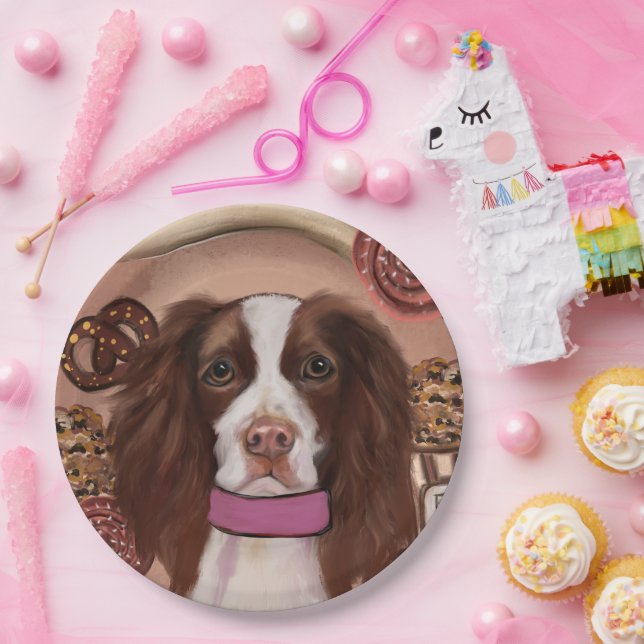 English Springer Spaniel    Paper Plate (Party)