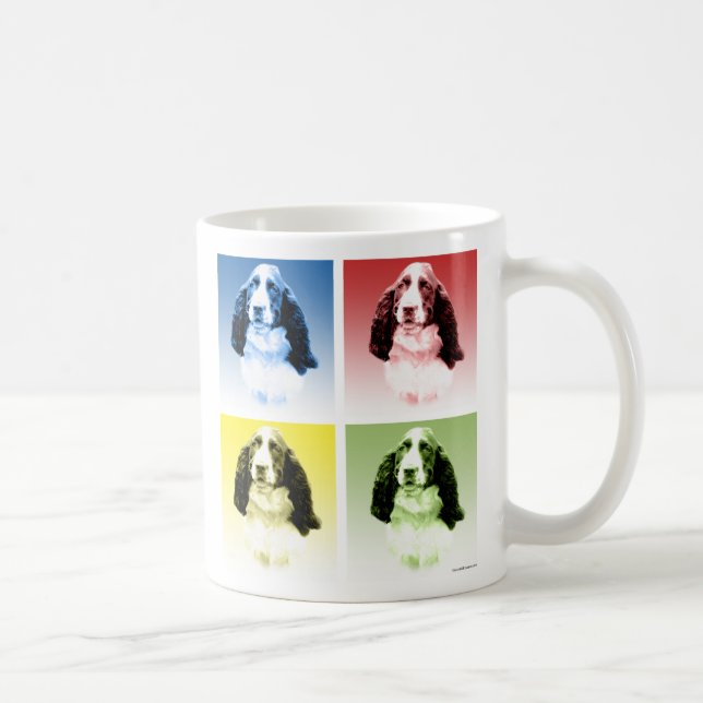 English Springer Spaniel Pop Coffee Mug (Right)