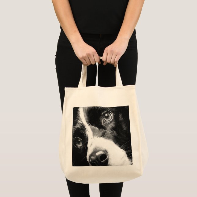 English springer spaniel portrait tote bag (Front (Product))