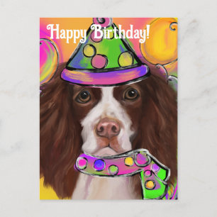 English Springer Spaniel Postcard