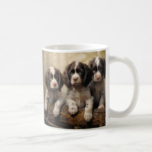 English springer spaniel puppies coffee mug