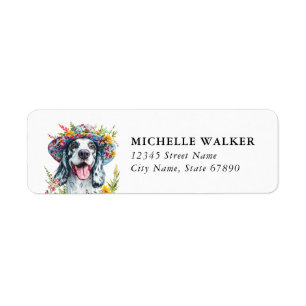 English Springer Spaniel Return Address Labels