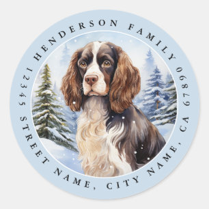 English Springer Spaniel Round Stickers