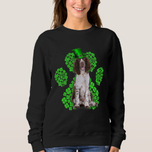 English Springer Spaniel Shamrock C St Patrick S D Sweatshirt