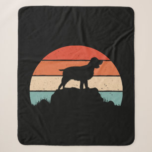 English springer spaniel sherpa blanket
